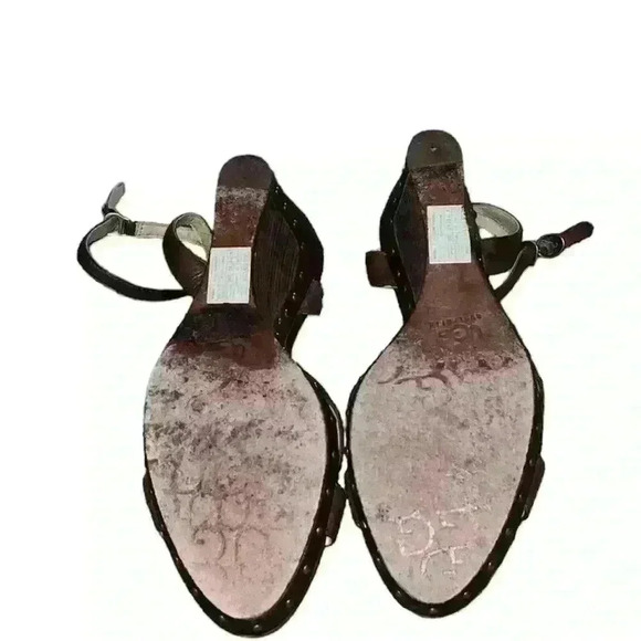 UGG Australia STRAPPY Slingback Open Toe Wedge Heels 9 Used - Picture 3 of 6